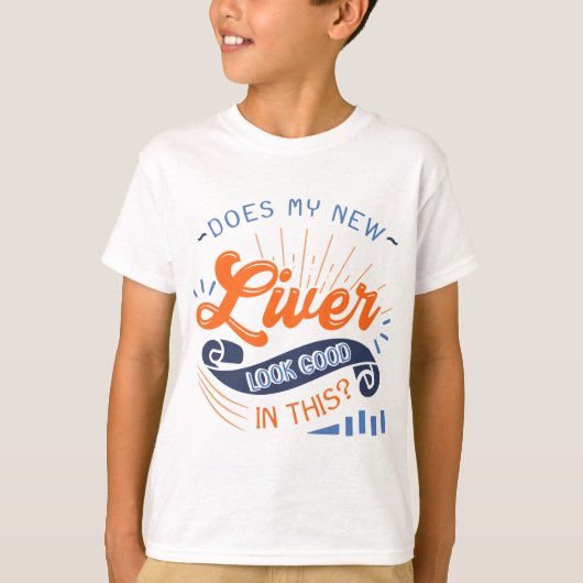 Nieuwe levertransplantatie Levertransplantatie T-shirt (Voorkant)