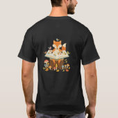 Nieuwe lezer in het bos t-shirt (Achterkant)