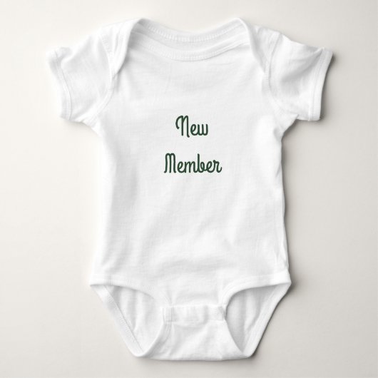 Nieuwe Lid Baby Clothes Romper (Voorkant)