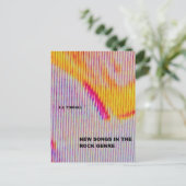 Nieuwe liedjes in het Rock Genre Briefkaart (Staand voorkant)