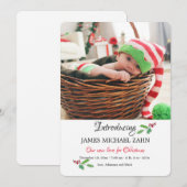 Nieuwe liefde voor kerstfoto's Aankondiging (Voorkant / Achterkant)