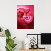 Nieuwe liefdesharten poster (Thuiskantoor)