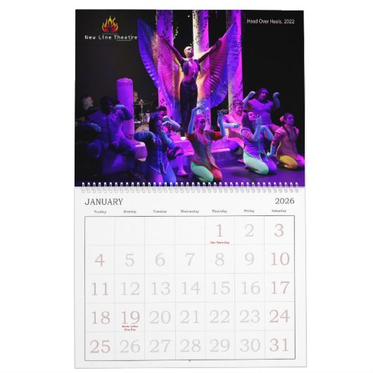 Nieuwe Lijn Theater 2025 Kalender (Jan 2026)