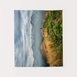 Nieuwe locaties verkennen wandkleed