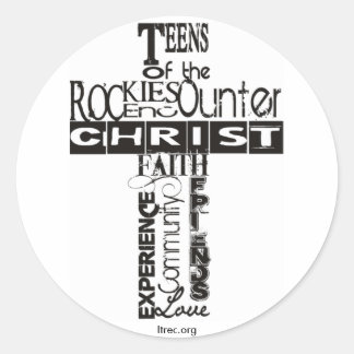 Nieuwe Logo - vereenvoudigd Ronde Sticker