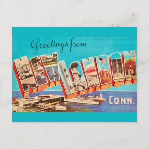 Nieuwe Londen Conn Ansichtkaart Briefkaart