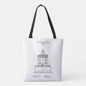 Nieuwe London Ledge Lighthouse - Connecticut - BD Tote Bag (Achterkant)