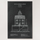 Nieuwe London Ledge Lighthouse - Connecticut – PD Legpuzzel (Verticaal)