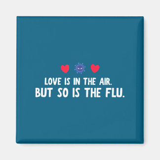 Nieuwe Lucht Zo Flu Valentijnsdag Magneet