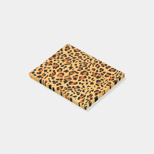 Nieuwe luipaard 3 post-it® notes (Schuin)