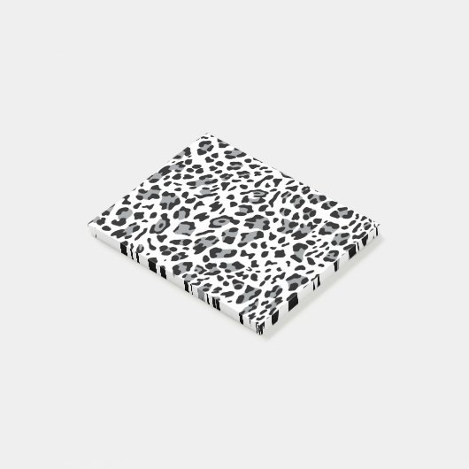 Nieuwe luipaard textuur 4 post-it® notes (Schuin)