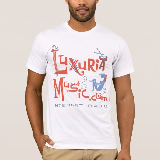 Nieuwe LuxuriaMusic T-Shirt (Voorkant)
