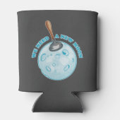 Nieuwe maan astrologie astronomie blikjeskoeler (Achterkant)