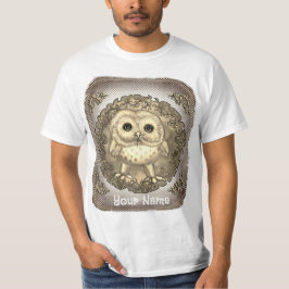 Nieuwe Maan Baby Uil T-Shirt