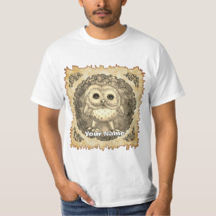 Nieuwe Maan Baby Uil T-Shirt