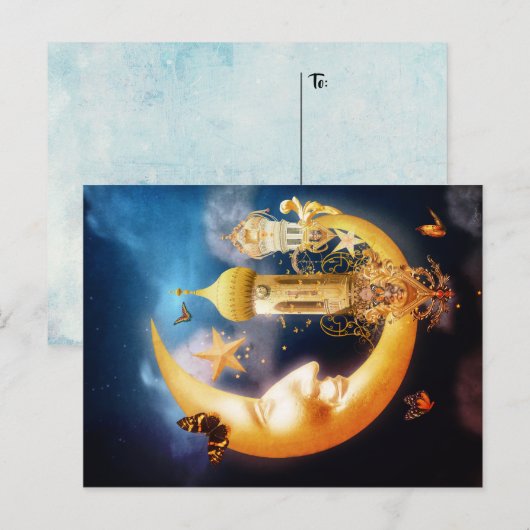 Nieuwe Maan Briefkaart (Voorkant / Achterkant)