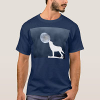 Nieuwe Maan - huilende wolf