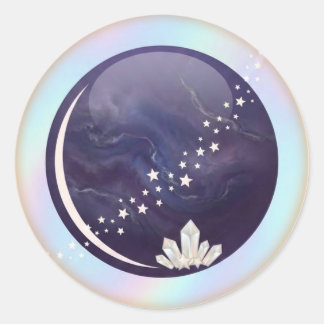 Nieuwe Maan Nachtelijke Hemel Hemellich Sticker |