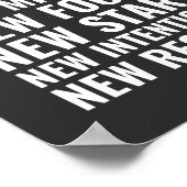 Nieuwe maand nieuw Motivatie begin Poster (Hoek)