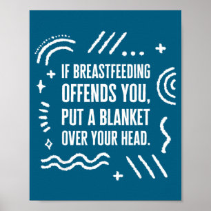 Nieuwe maand van borstvoeding Moeder Normaliseren Poster