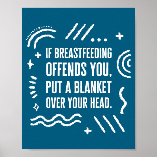 Nieuwe maand van borstvoeding Moeder Normaliseren Poster (Voorkant)