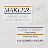 Nieuwe maat! visitekaartje (Voorkant / Achterkant)
