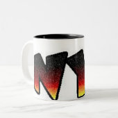 nieuwe maatbeker tweekleurige koffiemok (Voorkant links)