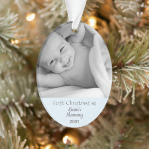 Nieuwe mam Eerste Kerstmis als mama Foto personali Ornament