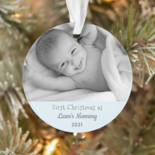 Nieuwe mam Eerste Kerstmis als mama gepersonalisee Ornament