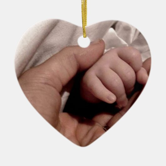 Nieuwe mam en Baby - Joy of Life Keramisch Ornament (Voorkant)