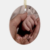 Nieuwe mam en Baby - Joy of Life Keramisch Ornament (Rechts)