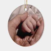 Nieuwe mam en Baby - Joy of Life Keramisch Ornament (Links)