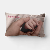 Nieuwe mam en Baby - Joy of Life Kussen (Achterkant)