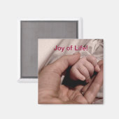 Nieuwe mam en Baby - Joy of Life Magneet (Voorkant / Achterkant)