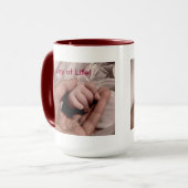 Nieuwe mam en Baby - Joy of Life Mok (Voorkant links)