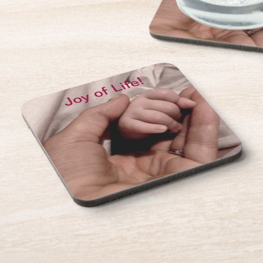 Nieuwe mam en Baby - Joy of Life Onderzetter (Linkerzijde)