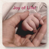 Nieuwe mam en Baby - Joy of Life Onderzetter (Voorkant)