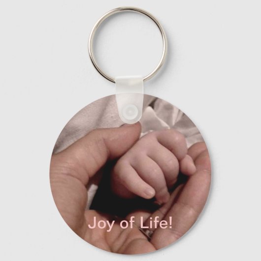 Nieuwe mam en Baby - Joy of Life Sleutelhanger (Voorkant)