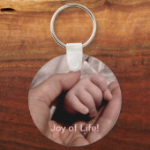 Nieuwe mam en Baby - Joy of Life Sleutelhanger (Voorkant)