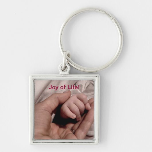 Nieuwe mam en Baby - Joy of Life Sleutelhanger (Voorkant)