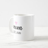 Nieuwe mam Gift mam Baby shower Gift Personalized Koffiemok (Voorkant links)