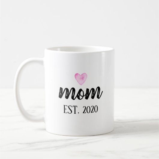 Nieuwe mam Gift mam Baby shower Gift Personalized Koffiemok (Links)