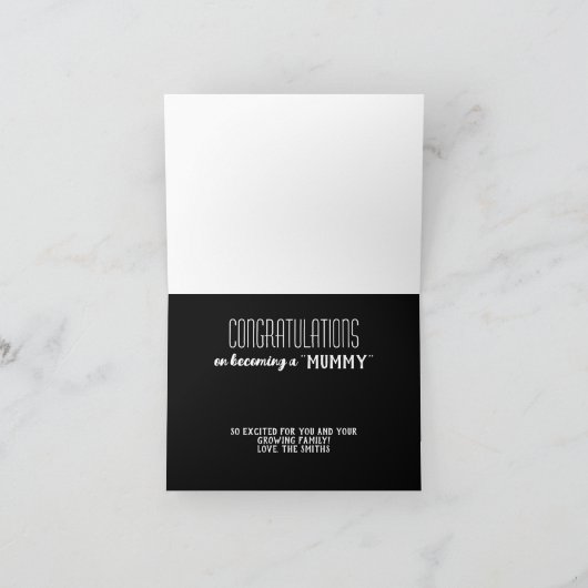 Nieuwe mam Halloween Gefeliciteerd Kaart (Binnen)