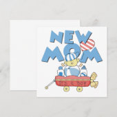 Nieuwe mam Het is een Jongen Gifts Aankondiging (Voorkant / Achterkant)