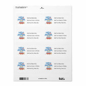 Nieuwe mam Het is een Jongen Gifts Etiket (Full Sheet)