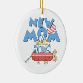 Nieuwe mam Het is een Jongen Gifts Keramisch Ornament (Rechts)