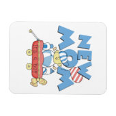 Nieuwe mam Het is een Jongen Gifts Magneet (Horizontaal)