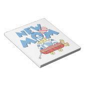 Nieuwe mam Het is een Jongen Gifts Notitieblok (Schuin)