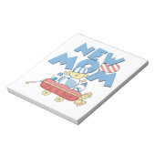 Nieuwe mam Het is een Jongen Gifts Notitieblok (Linkerzijde)