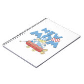 Nieuwe mam Het is een Jongen Gifts Notitieboek (Linkerzijde)